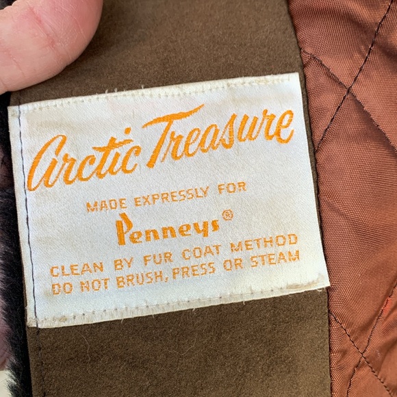 VTG 70’s Bohemian Penny Lane Style Faux Fur Faux Suede Coat -  - Union Label - Picture 10 of 16